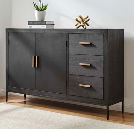 black sideboards