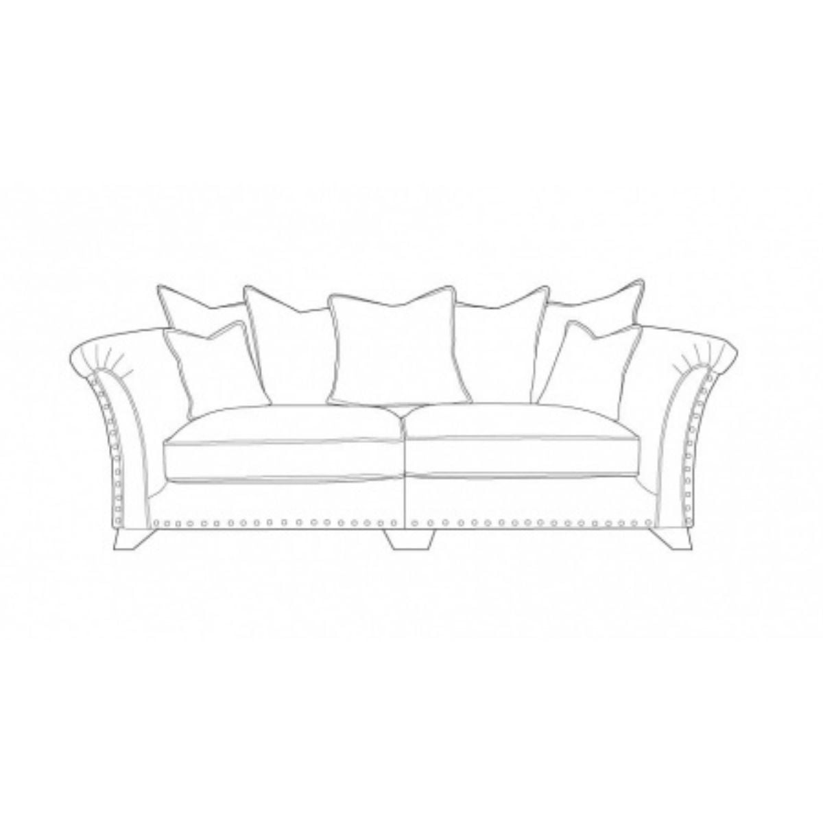 Watkins Pillow Back 4 Seater Sofa
