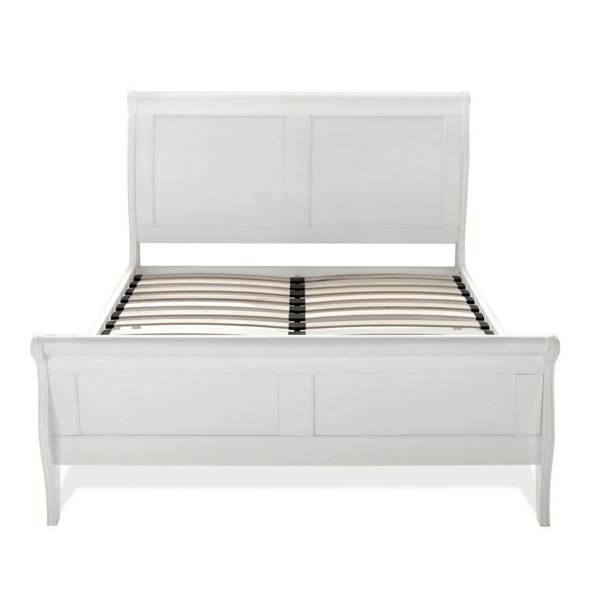 Chanel White Panel Bed