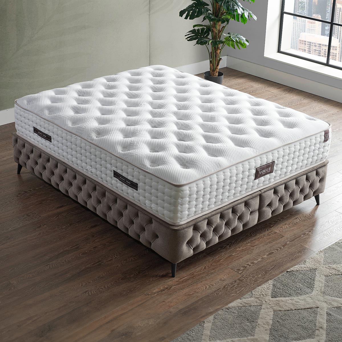 Villard Grey Bed 2