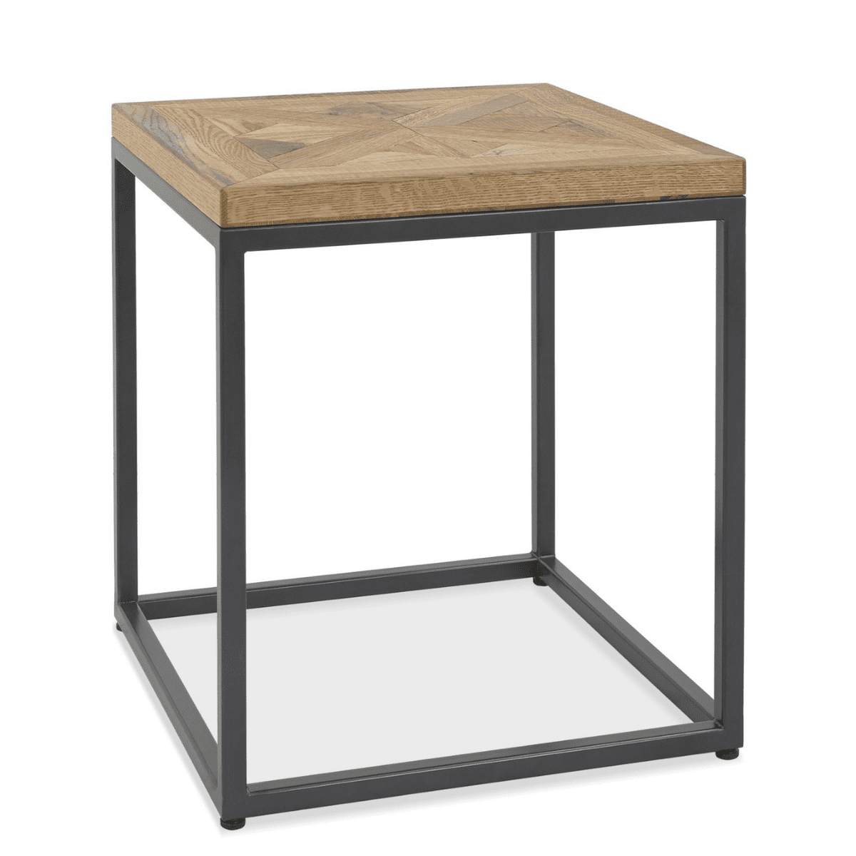 2003-04 - Inishmore Oak and Metal Side Table - 1