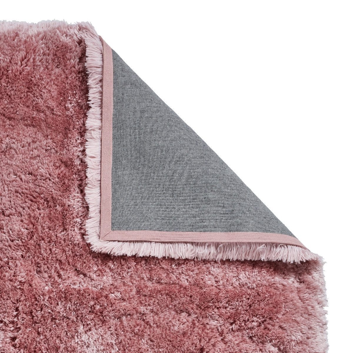 Polar Rose Light Pink Shag Rug