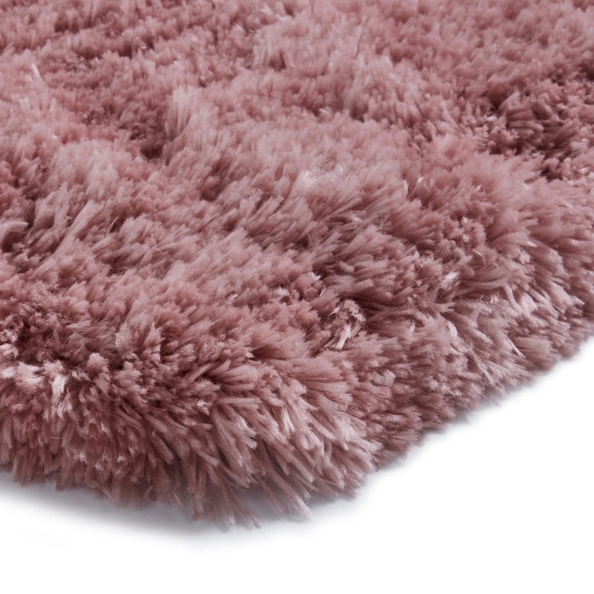 Polar Rose Light Pink Shag Rug