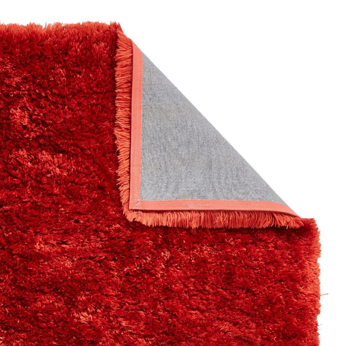 Polar Terracotta Red Shag Rug