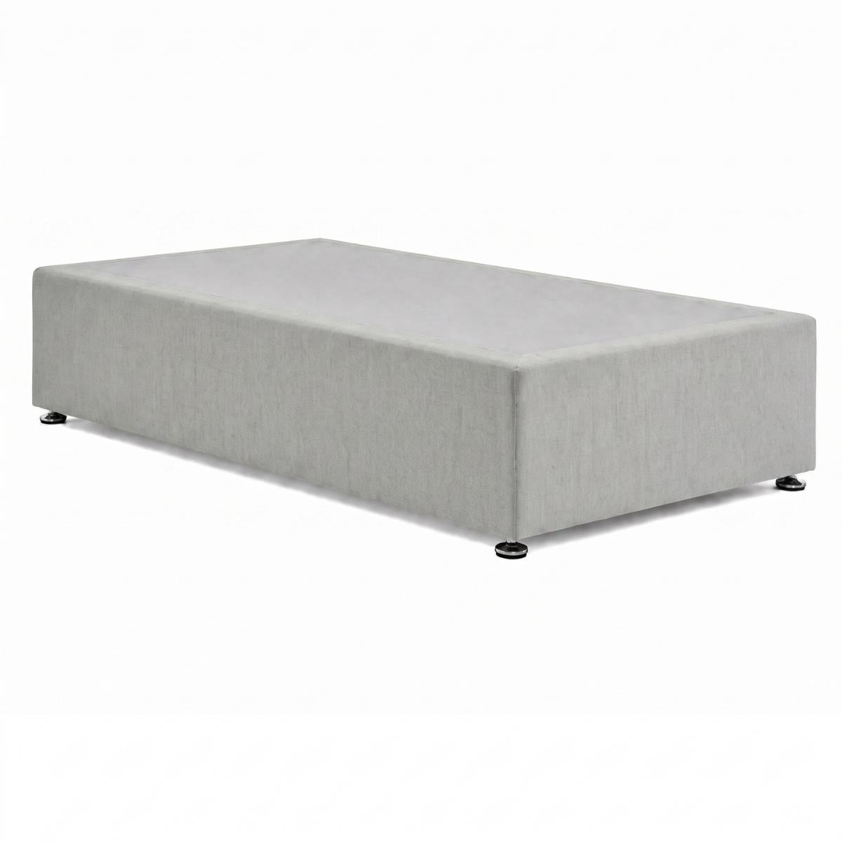 Desire Fabric Divan Base - Steel by Respa