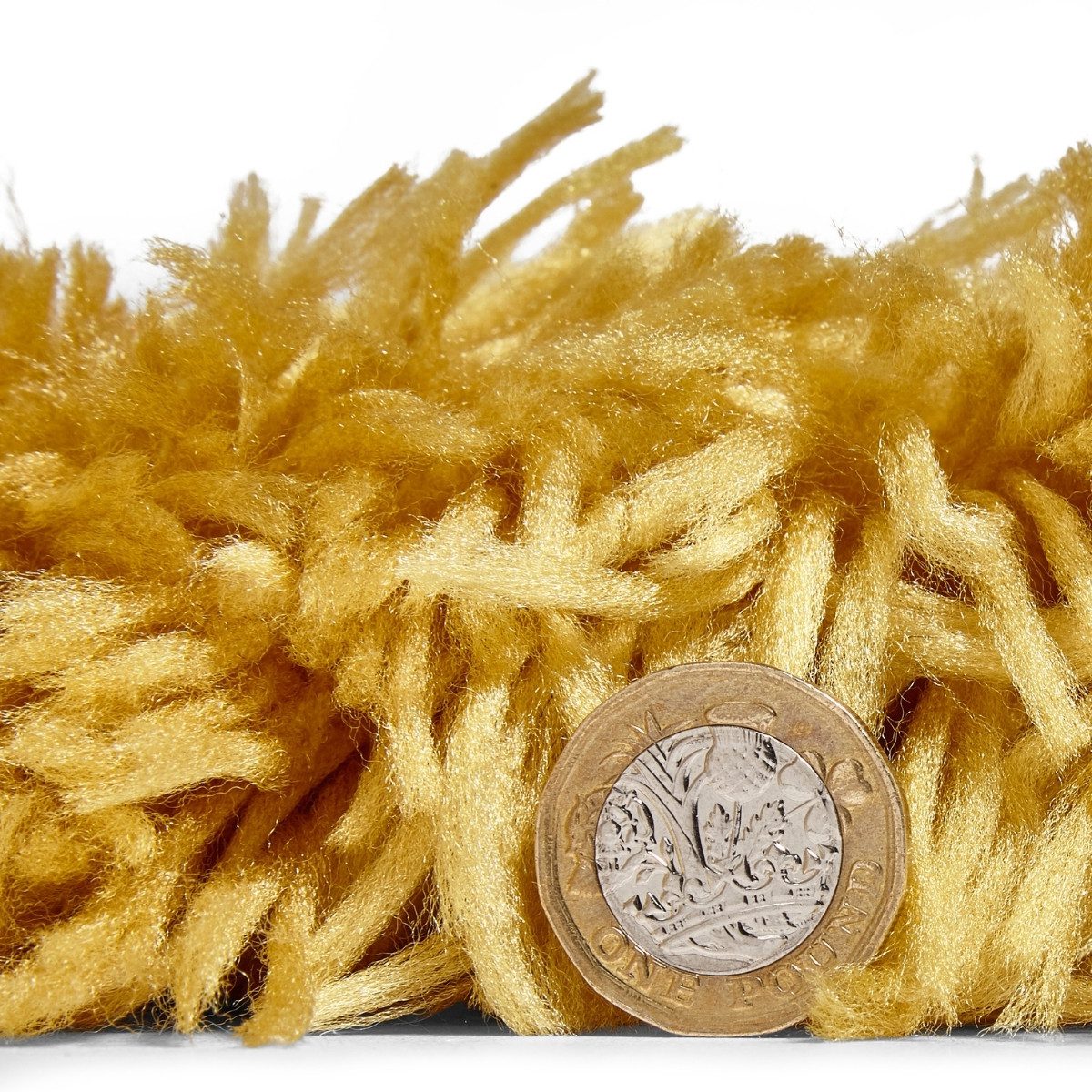 Polar Yellow Shag Rug