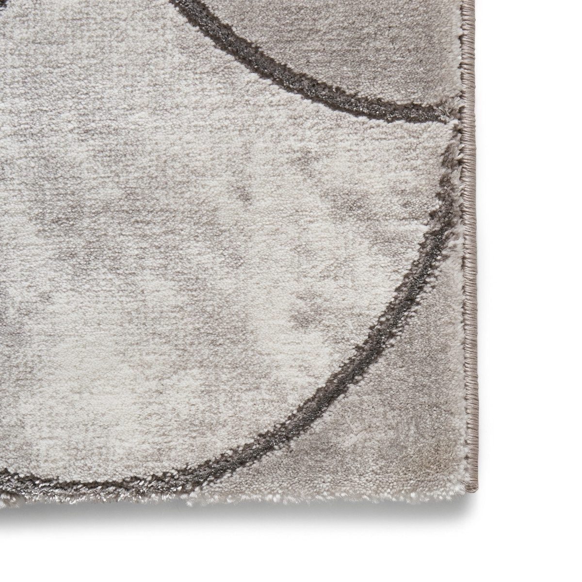 Craft Fish Scale Grey and Silver Rug