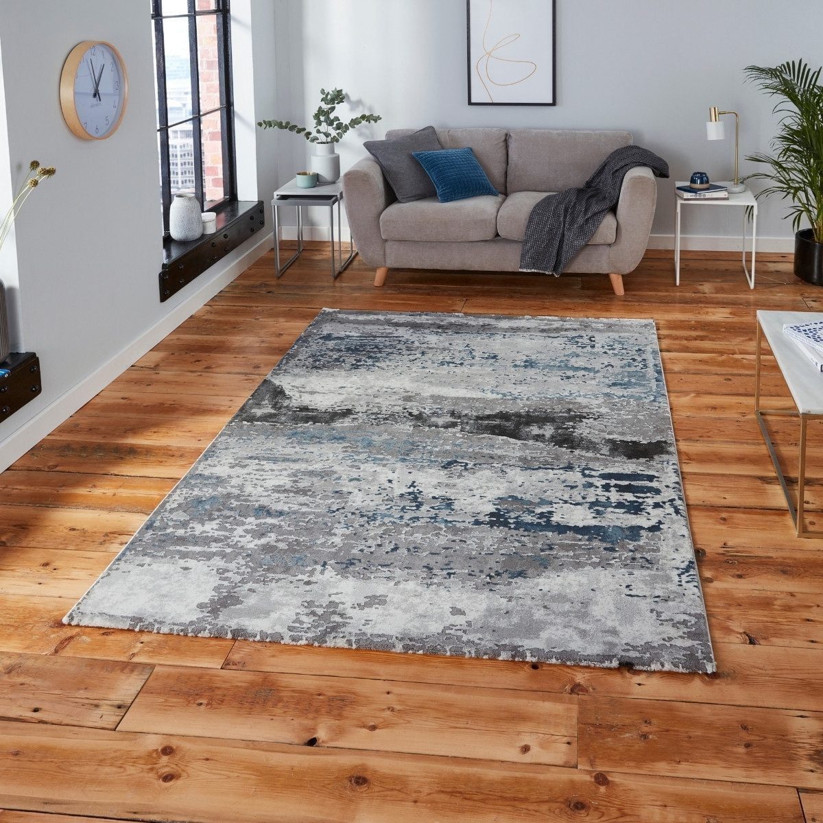 Craft Abstract Textured Area Rug