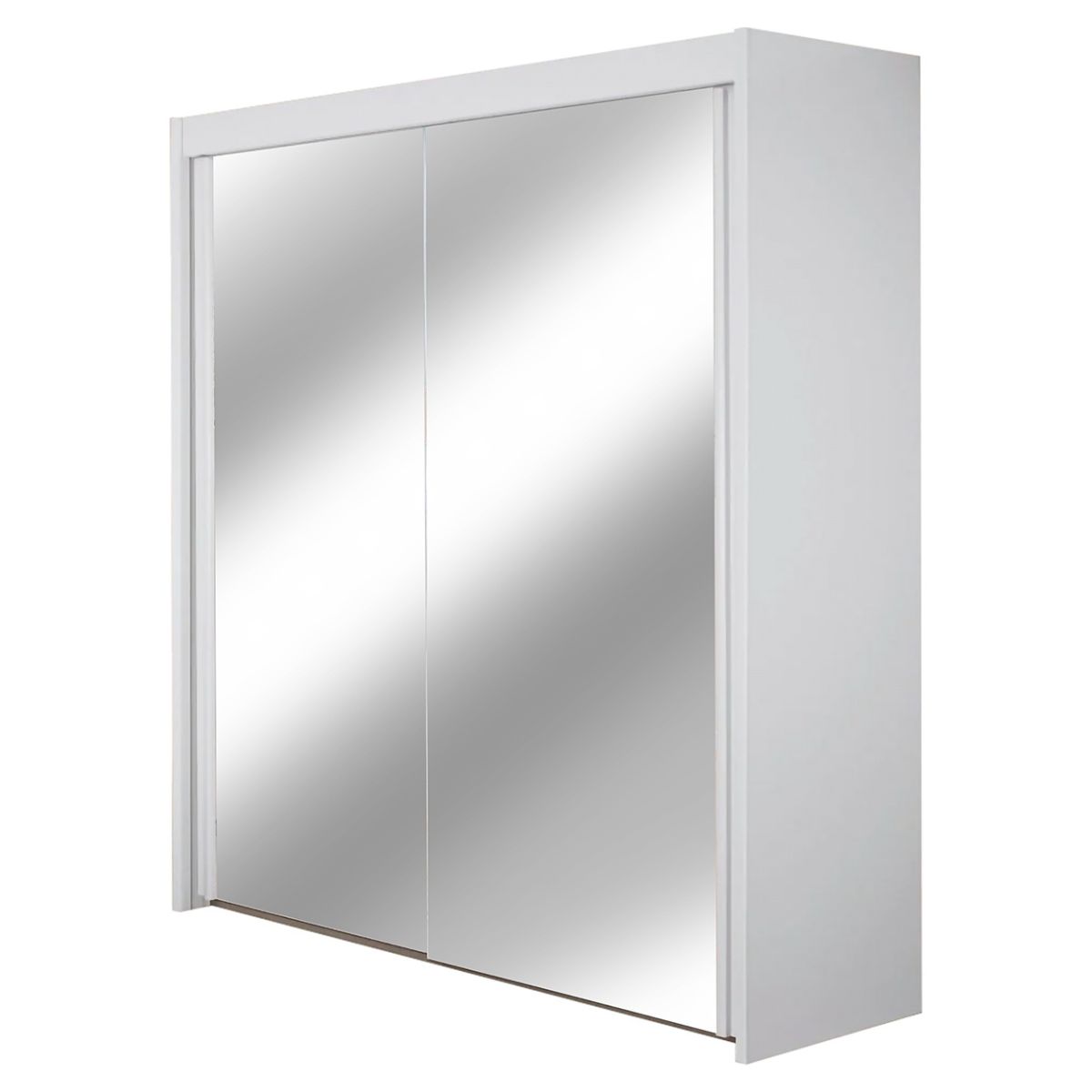 Abigail 1.8M Sliding Wardrobe White