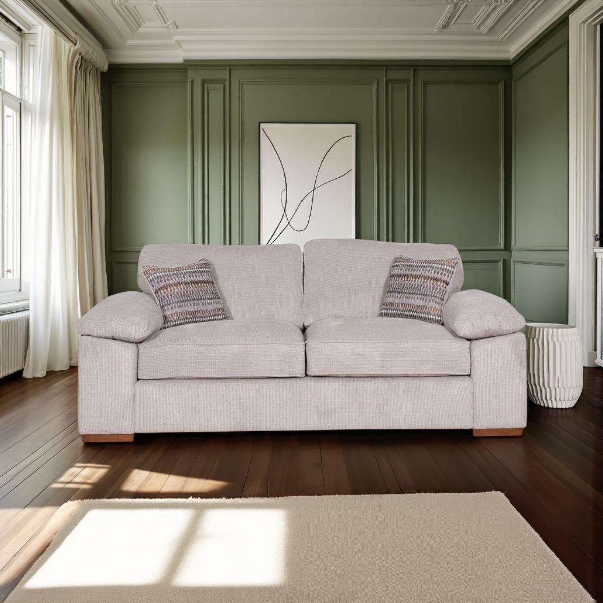 April Contemporary 2 Seater Sofa