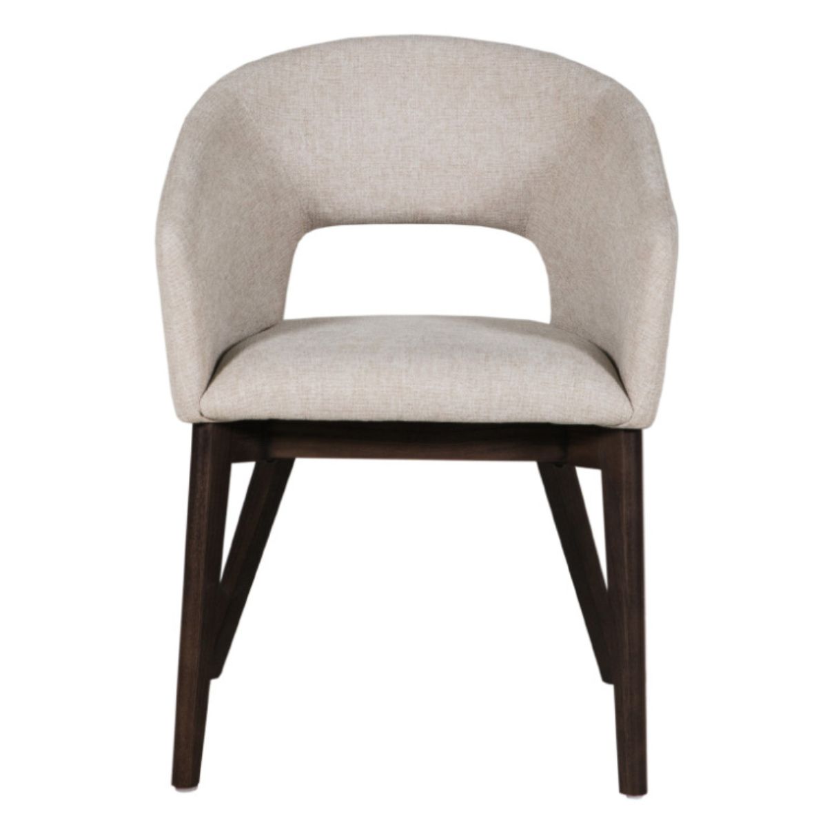 Aster Curved Back Dining Chair Grey - 2