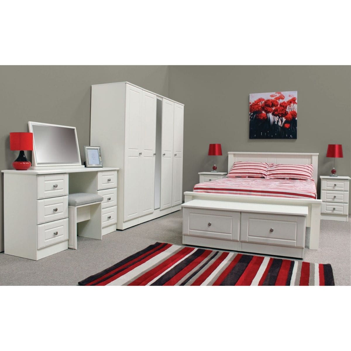 Becky Bed Frame Ivory