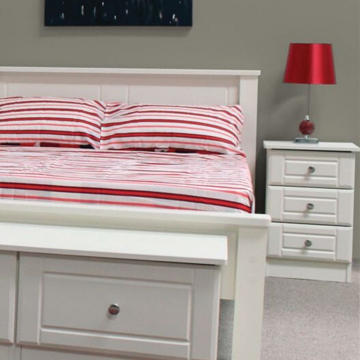 Becky Bed Frame Ivory