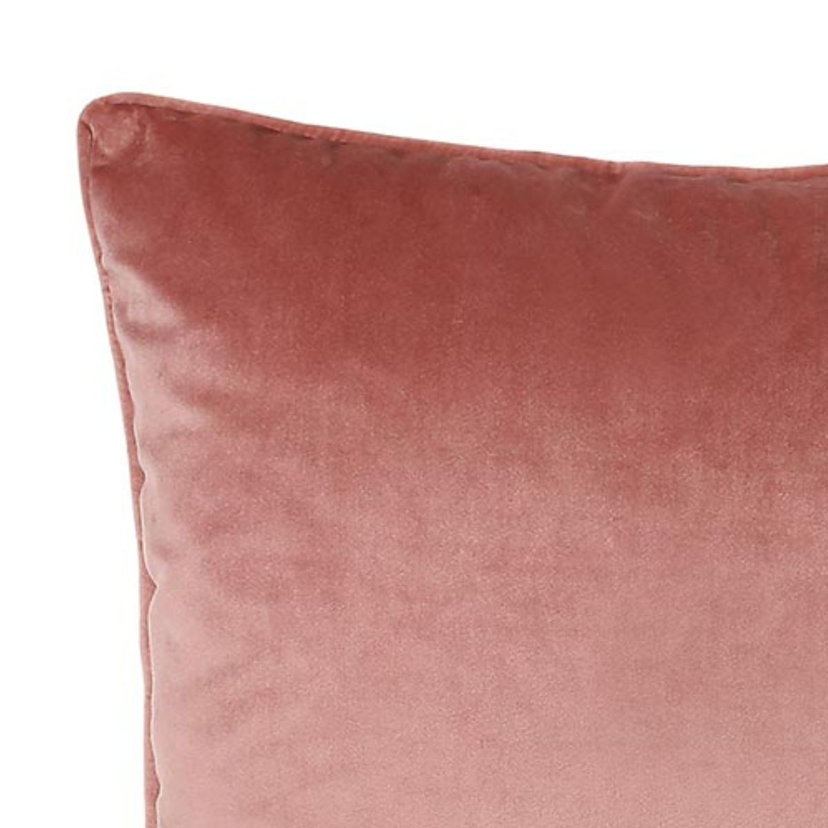Bellini Antique Rose Velour Cushion - 2