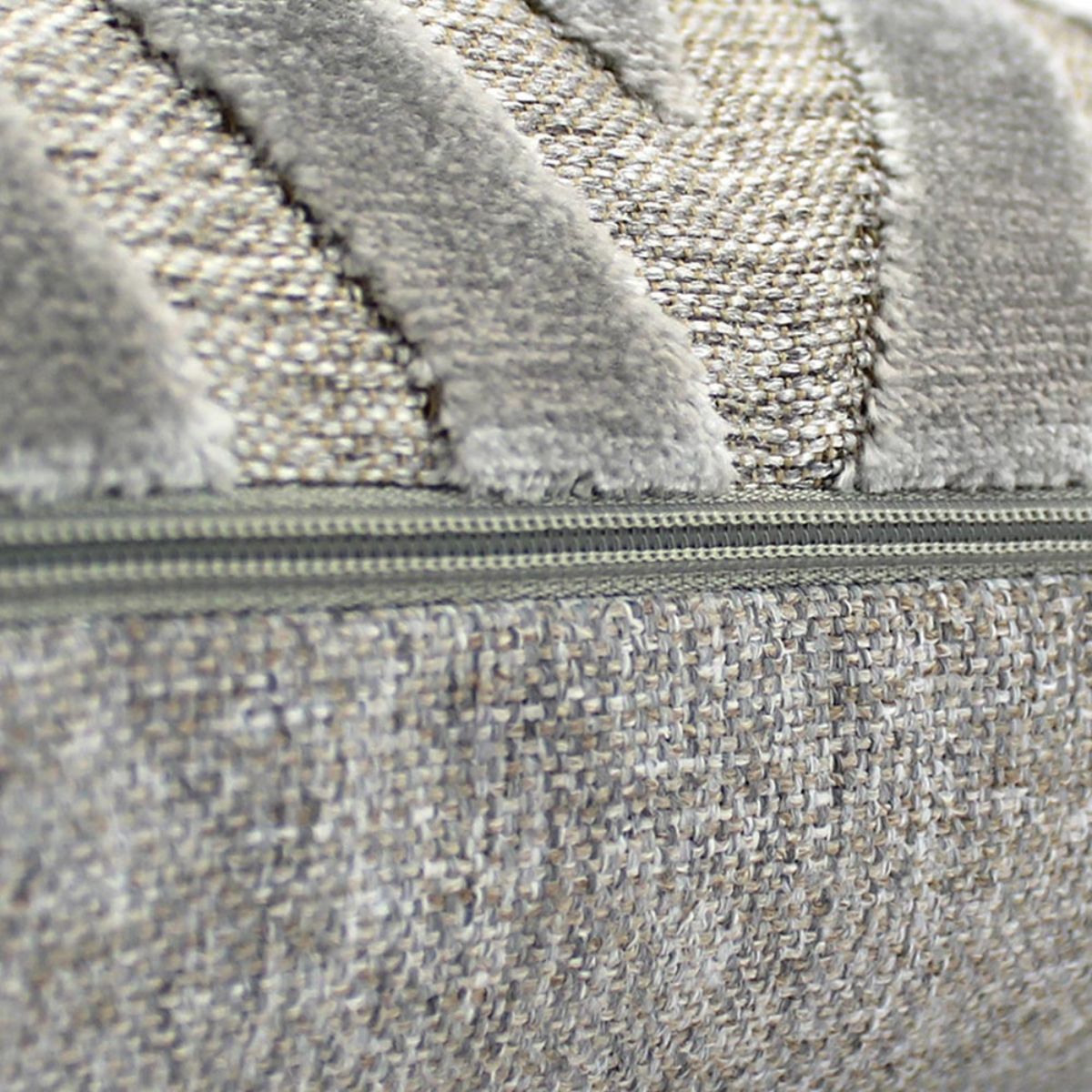 Bowie Silver Velvet Cushion - 4