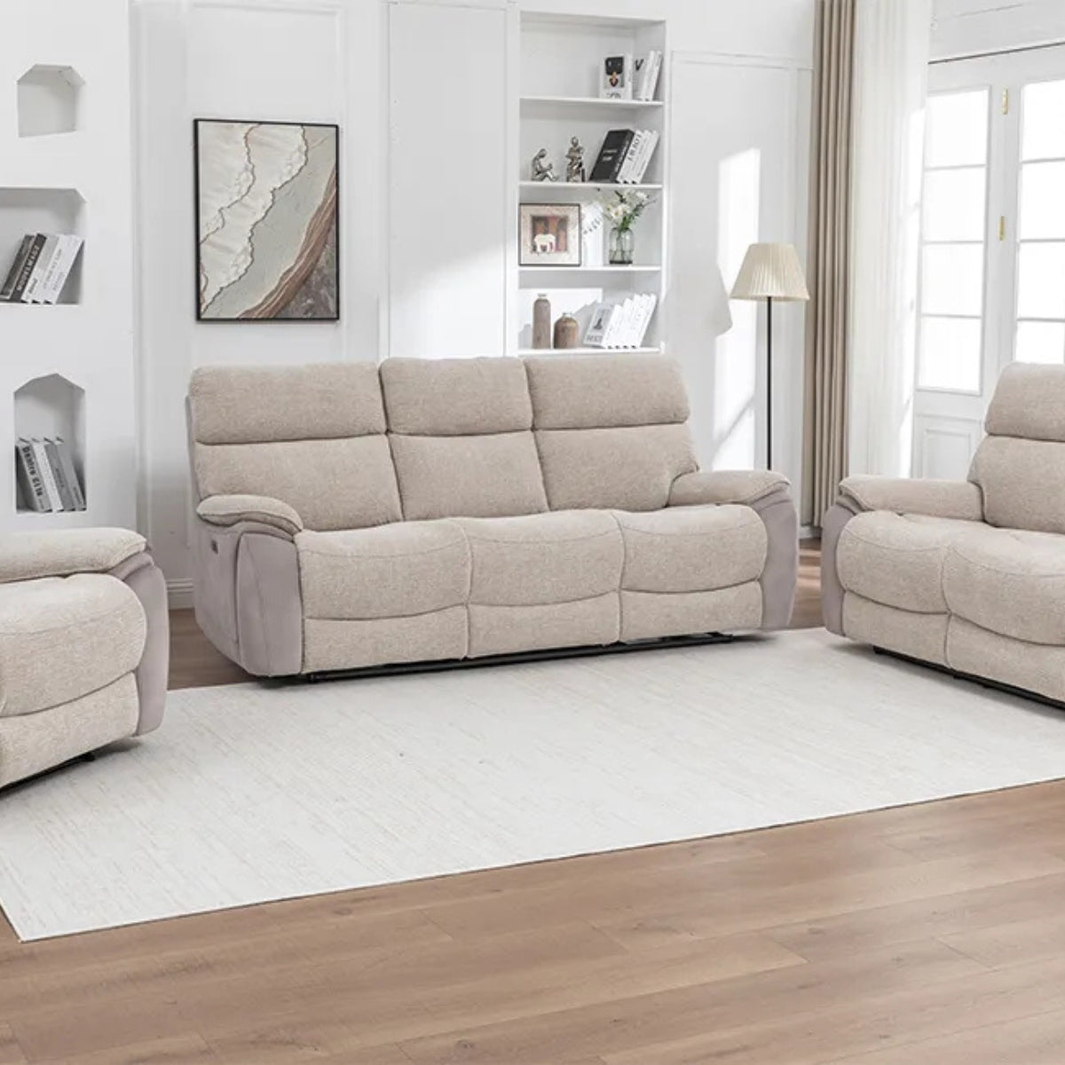 BrightonBeigeTwoTone3SeaterElectricReclinerSofa-6