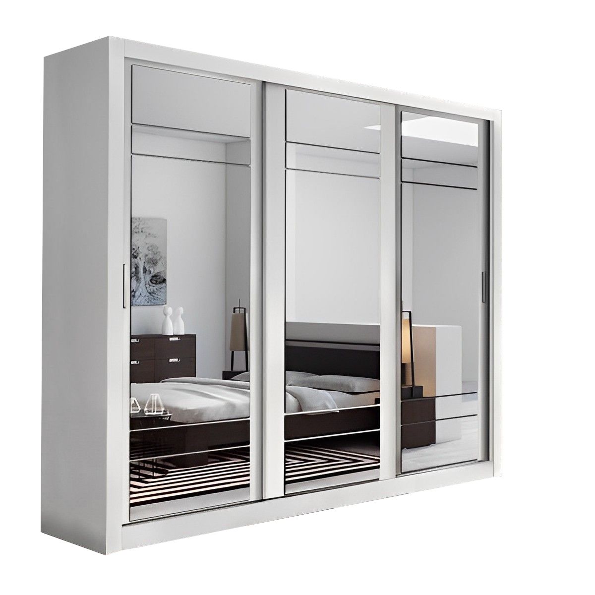 Brisbane Large Mirrored Sliding Wardrobe 3
