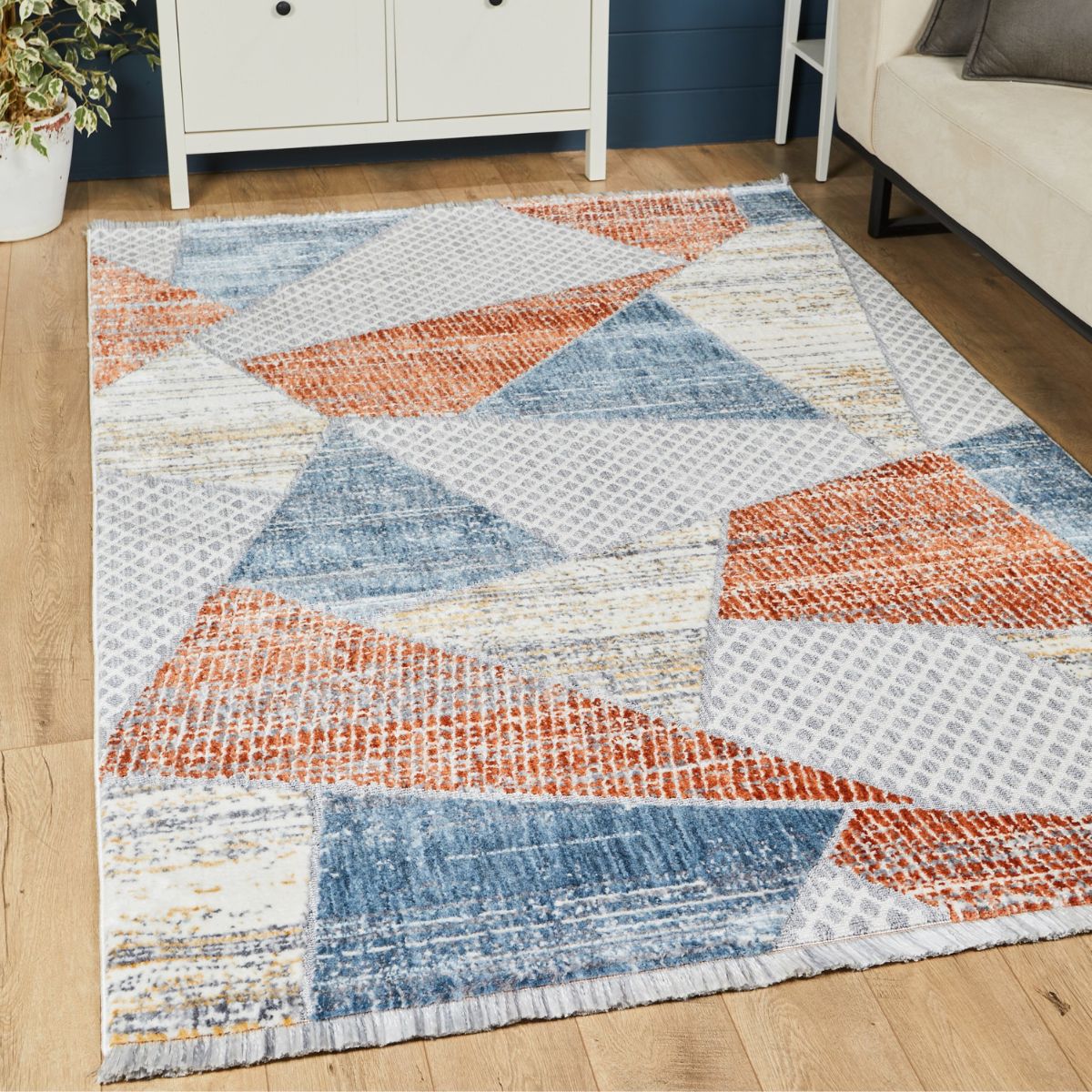 Broadway Abstract Geometric Rug - 2