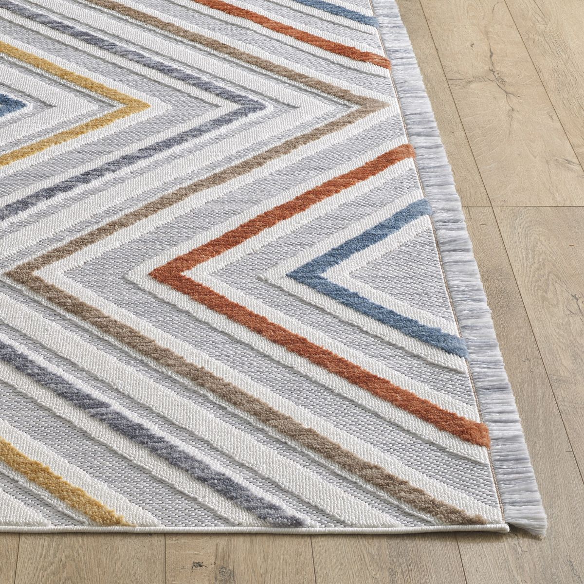 Broadway Chevron Striped Rug - 3