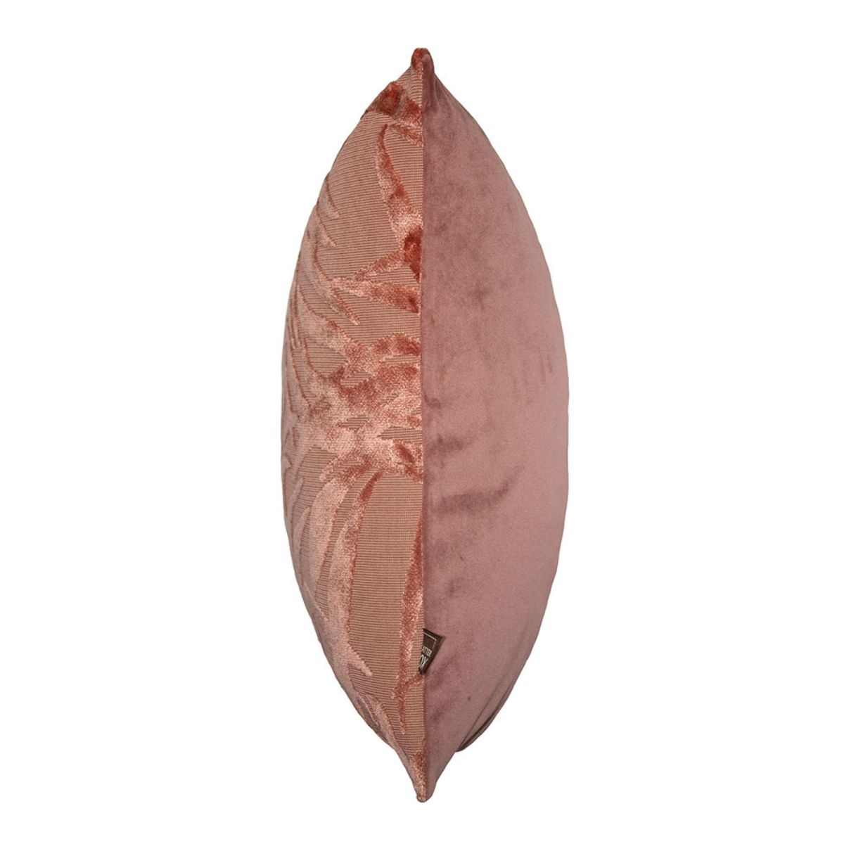 Cali Exotic Floral Velvet Cushion Pink - 2