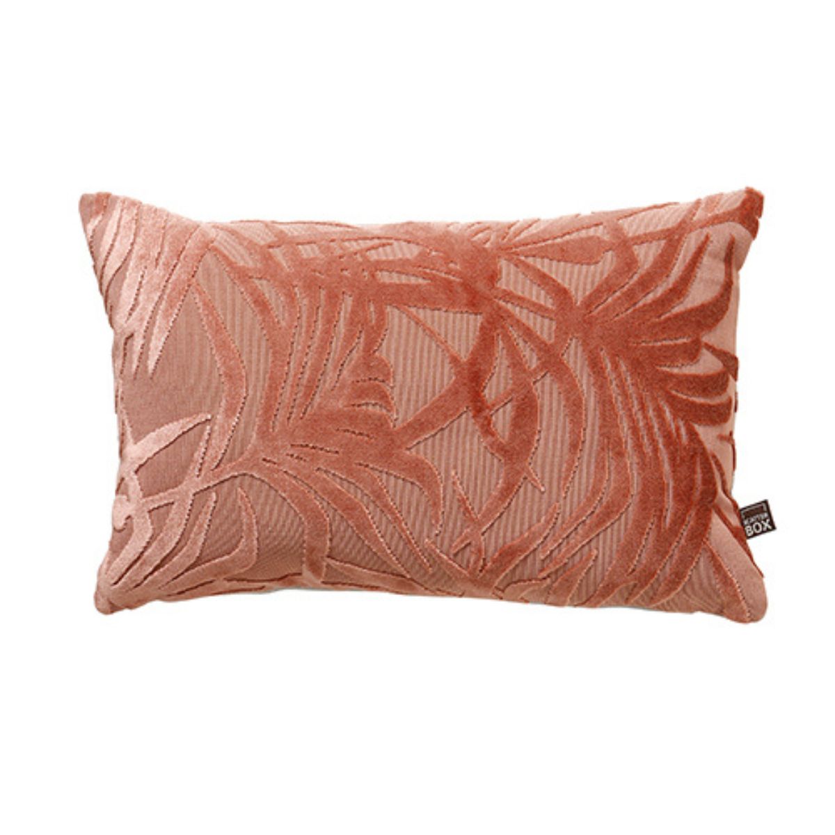 Cali Exotic Floral Velvet Cushion Pink - 3