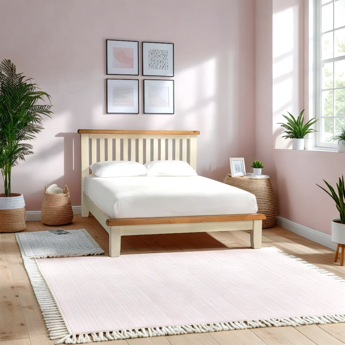 Cannes Two Tone Bed Frame
