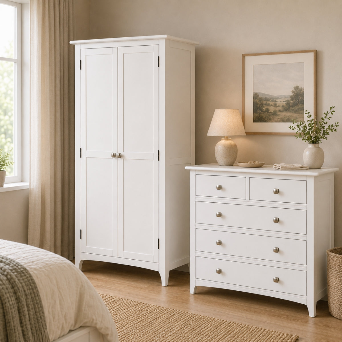 Causeway Wardrobe & 5 Drawer Chest