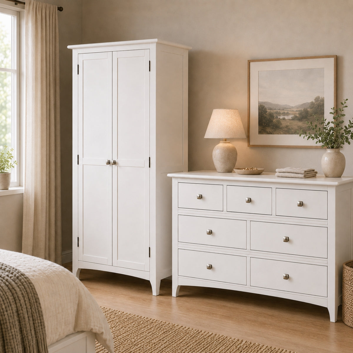 Causeway Wardrobe & 7 Drawer Chest