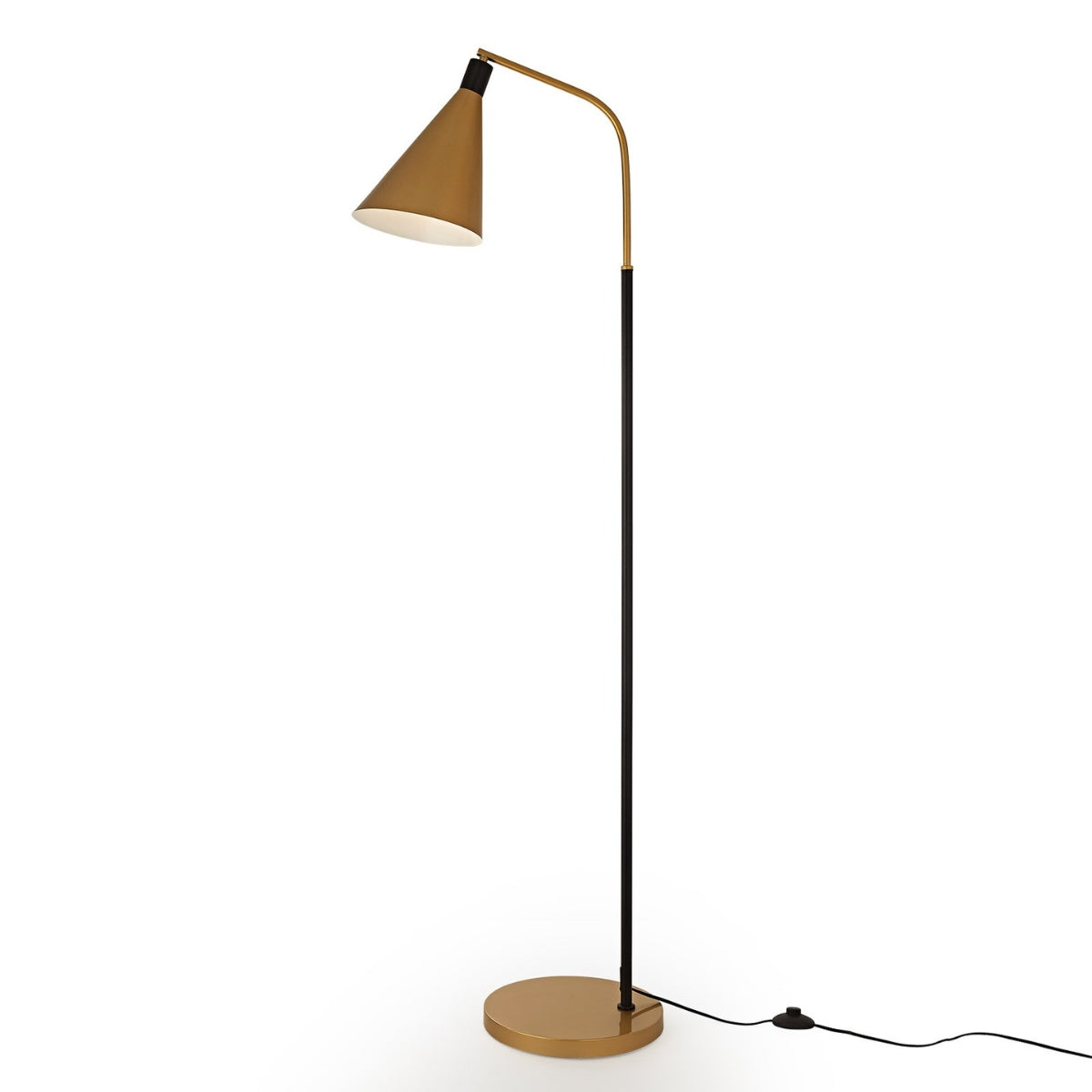 ContemporaryGold_BlackMetalFloorLamp-1
