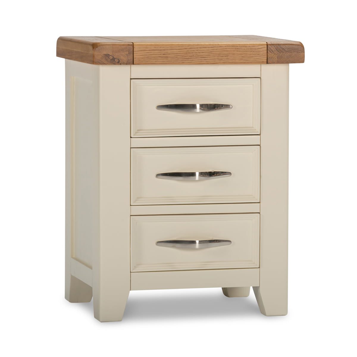 3 Drawer Wooden Bedside Table