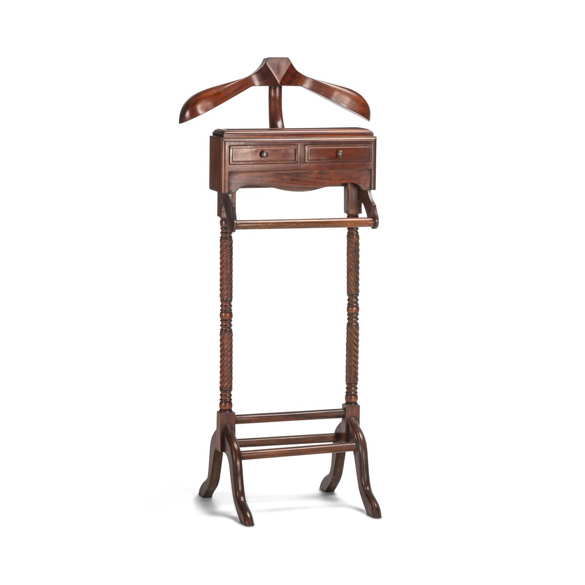 Classic Mahogany Valet Stand