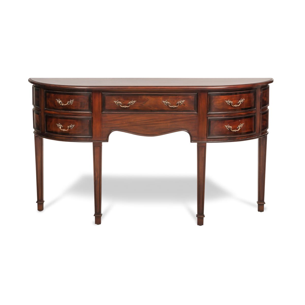 Bow Front Console Table