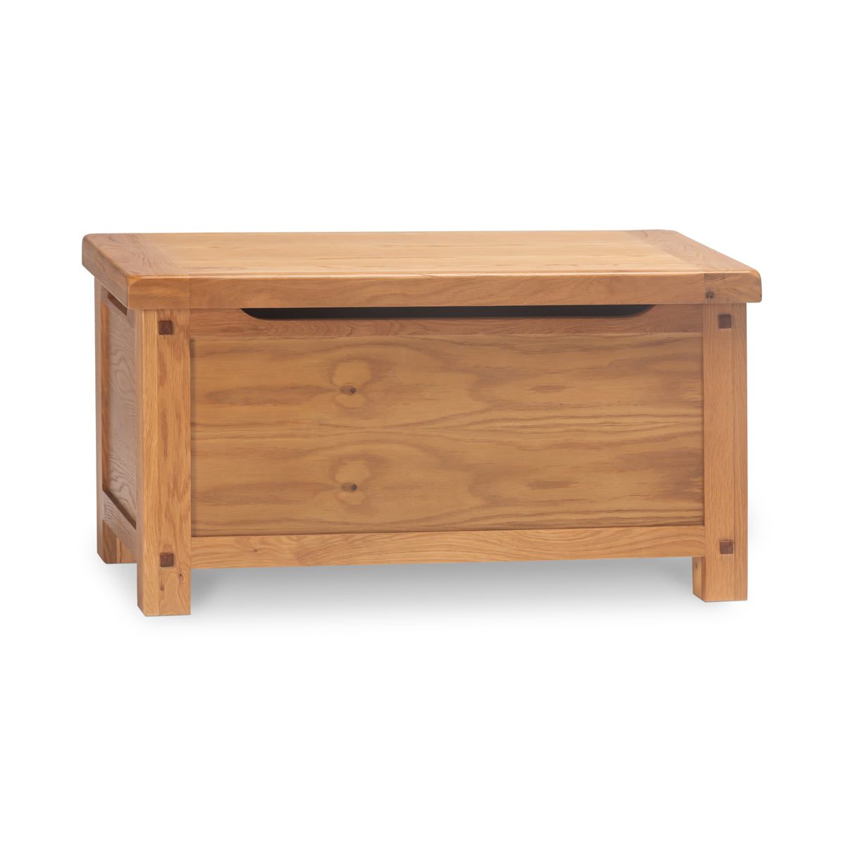 Rustic Oak Blanket Box
