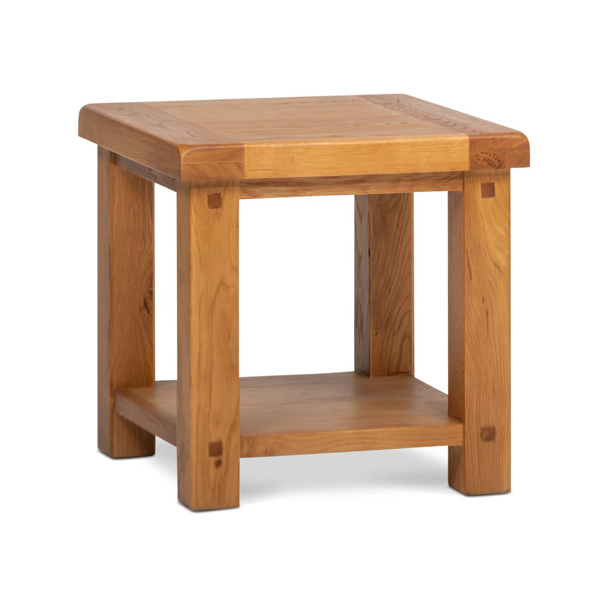 Side Table with Open Shelf