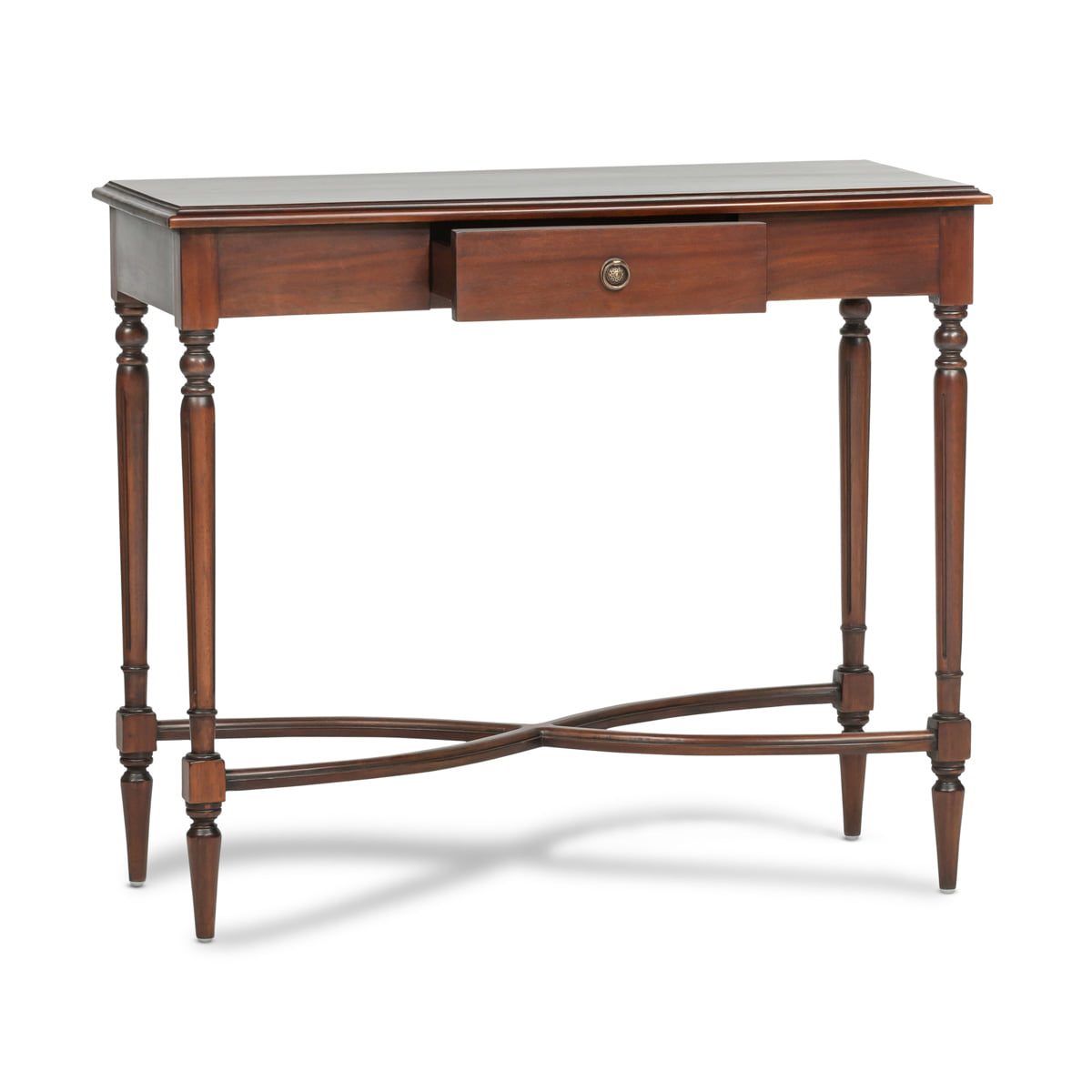 French Oxbow Solid Wood Console Table