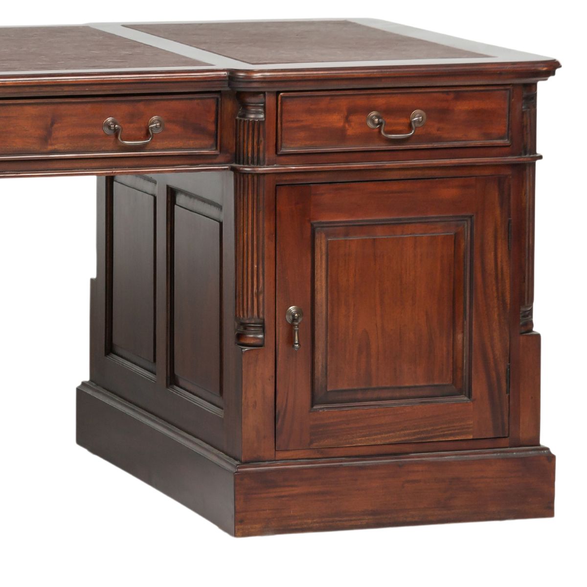 DSK8B - French Partner Desk with Drawers on Both Sides - 3