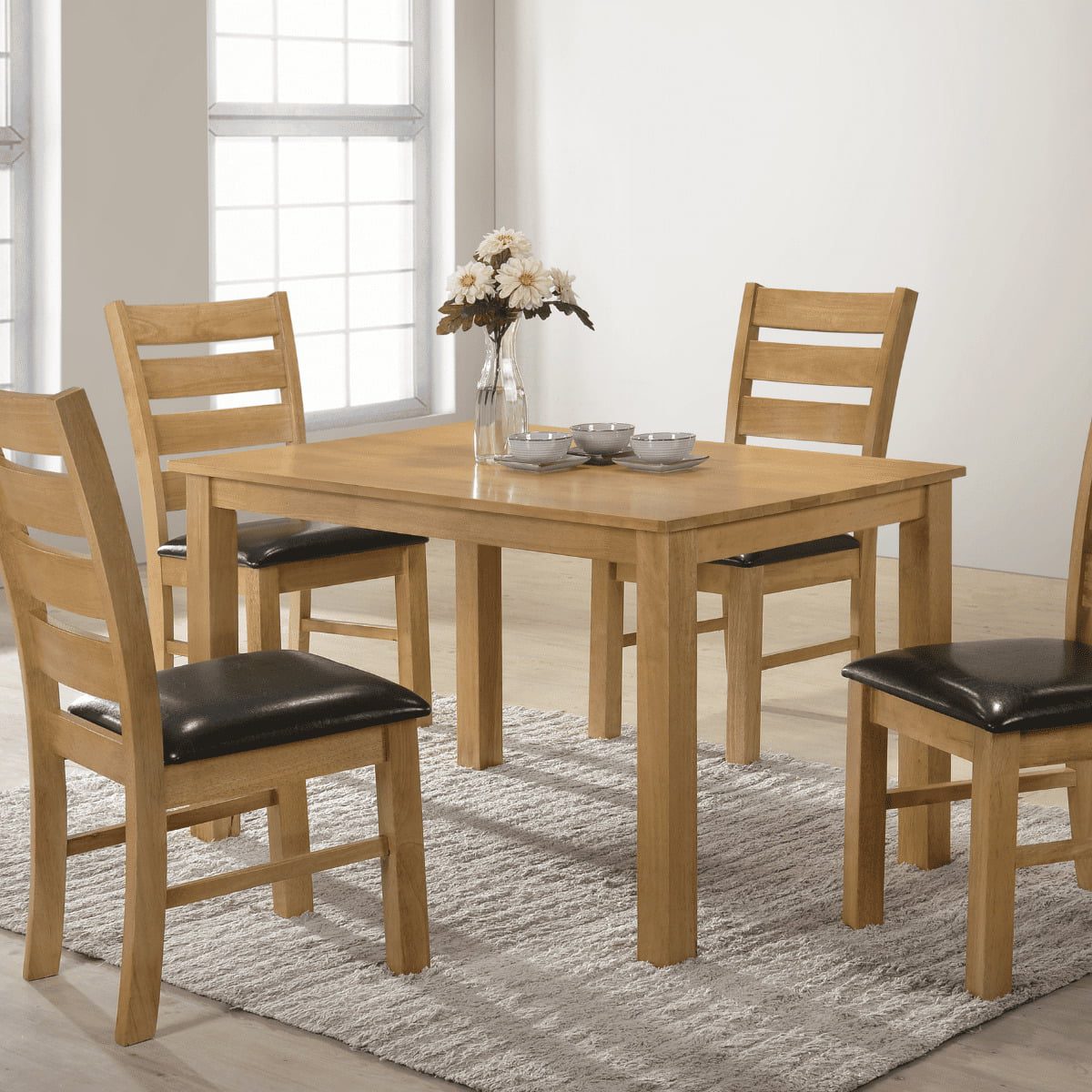Dallas Light Oak Dining Table - 2