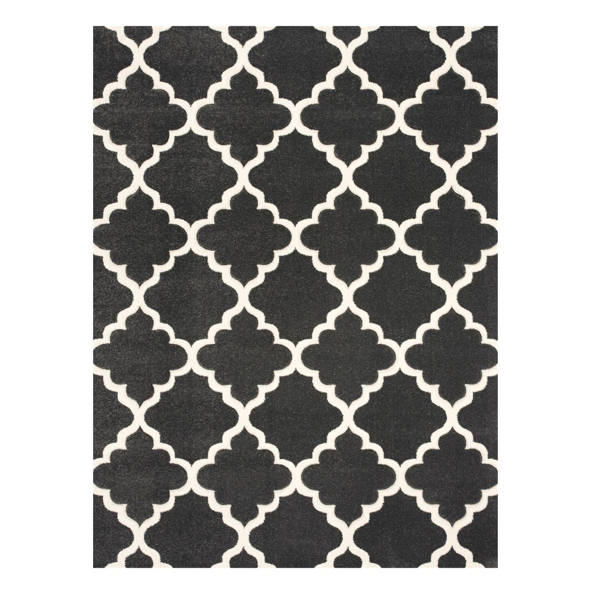 Darcy Geometric Rug Dark Grey 1