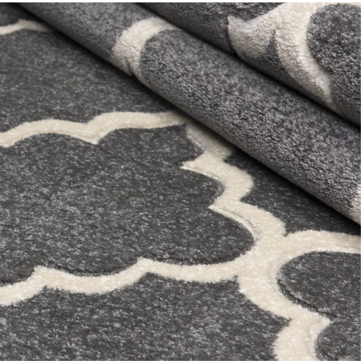 Darcy Geometric Rug Light Grey 3