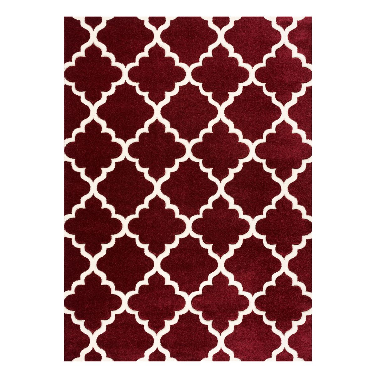 Darcy Geometric Rug Red 1