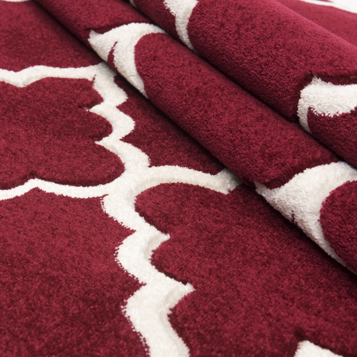 Darcy Geometric Rug Red 3