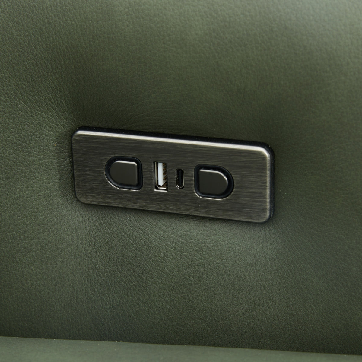Deirdre Green Leather Corner Sofa - 8