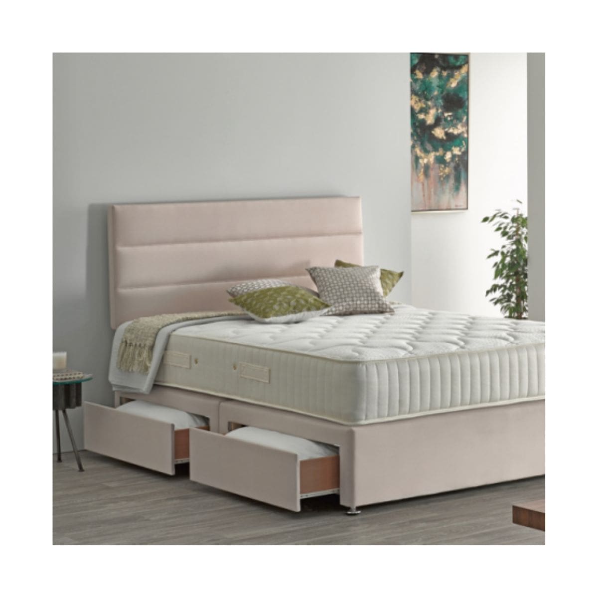 Desire Divan Bed Base with Drawers by Respa
