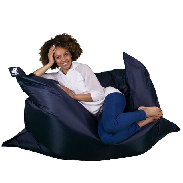 ELJUMBB-MIDBL - Large Dark Blue Jumbo Bean Bag
