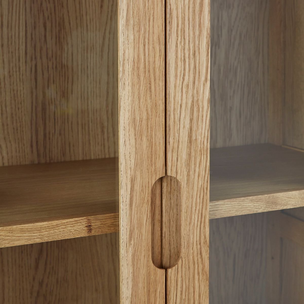 Eileen Oak Display Cabinet - 4