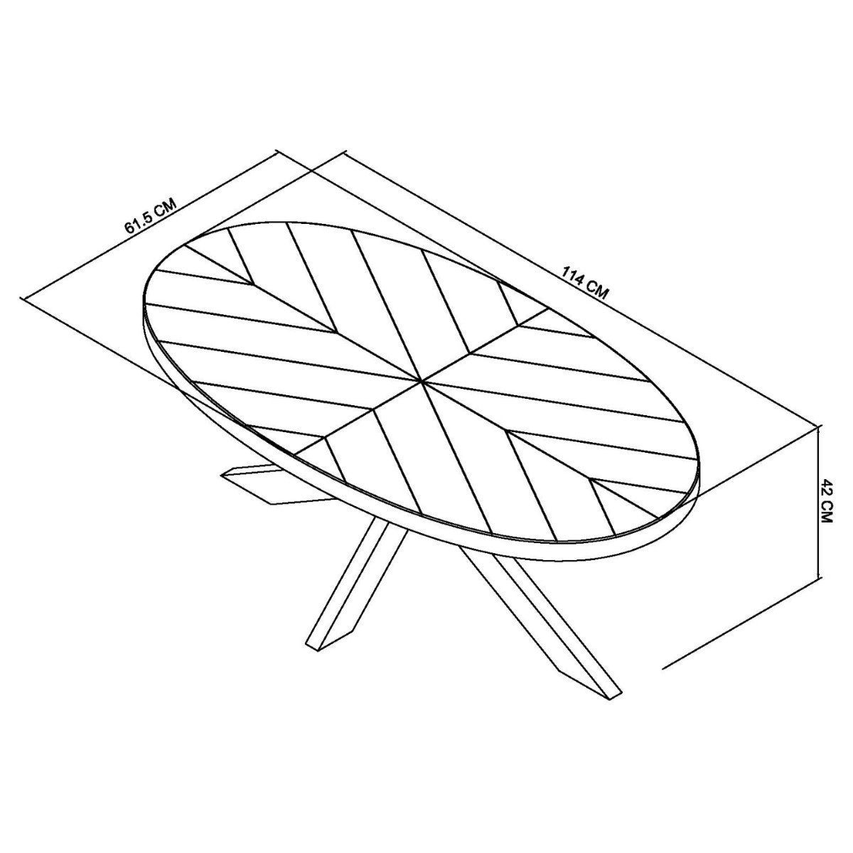 Elliot Fumed Oak Coffee Table - 4
