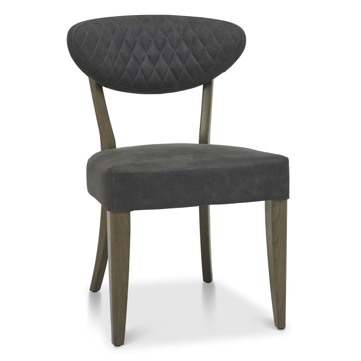 Elliot Weathered Oak Dining Chair Grey - 1