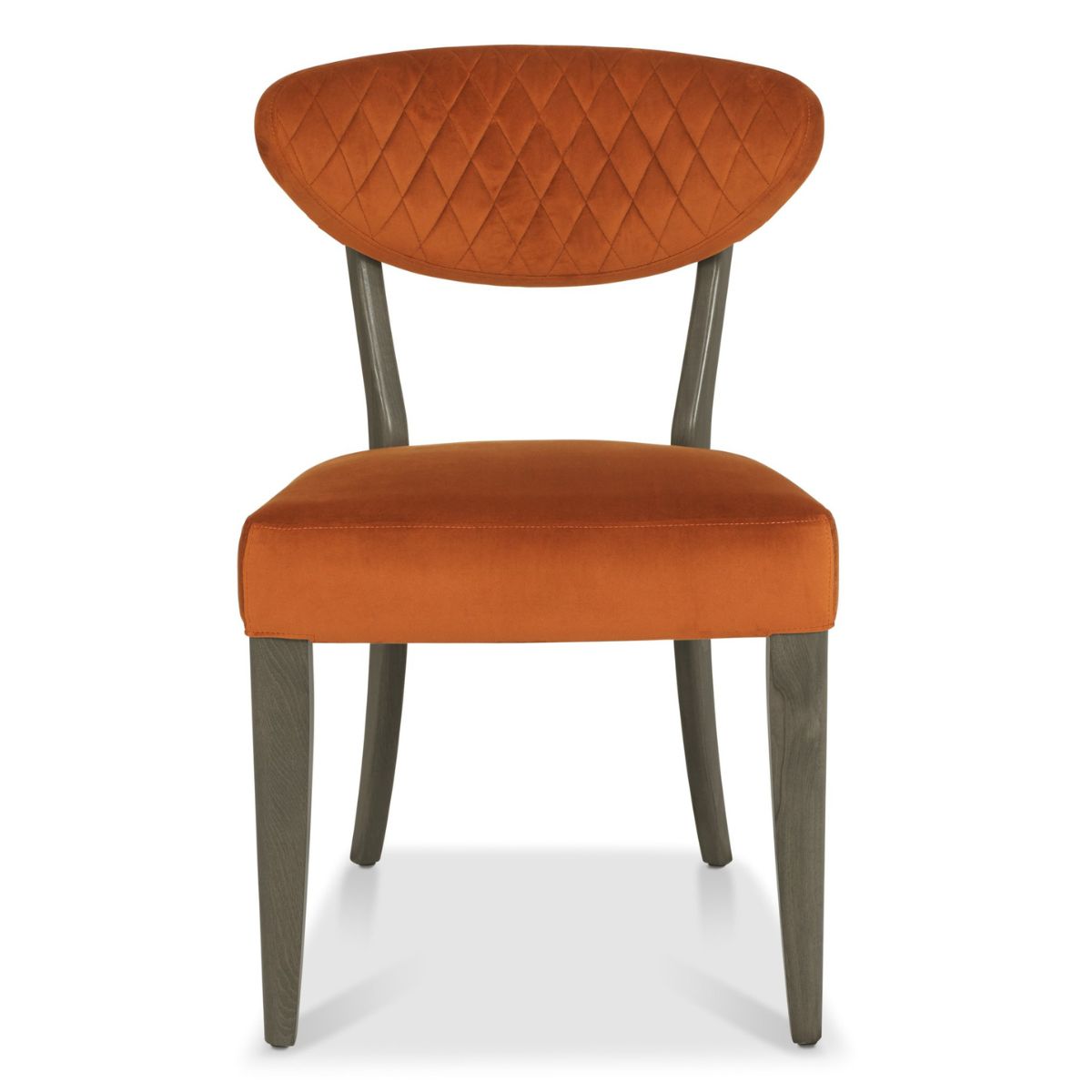 Elliot Fumed Oak Dining Chair Orange - 2