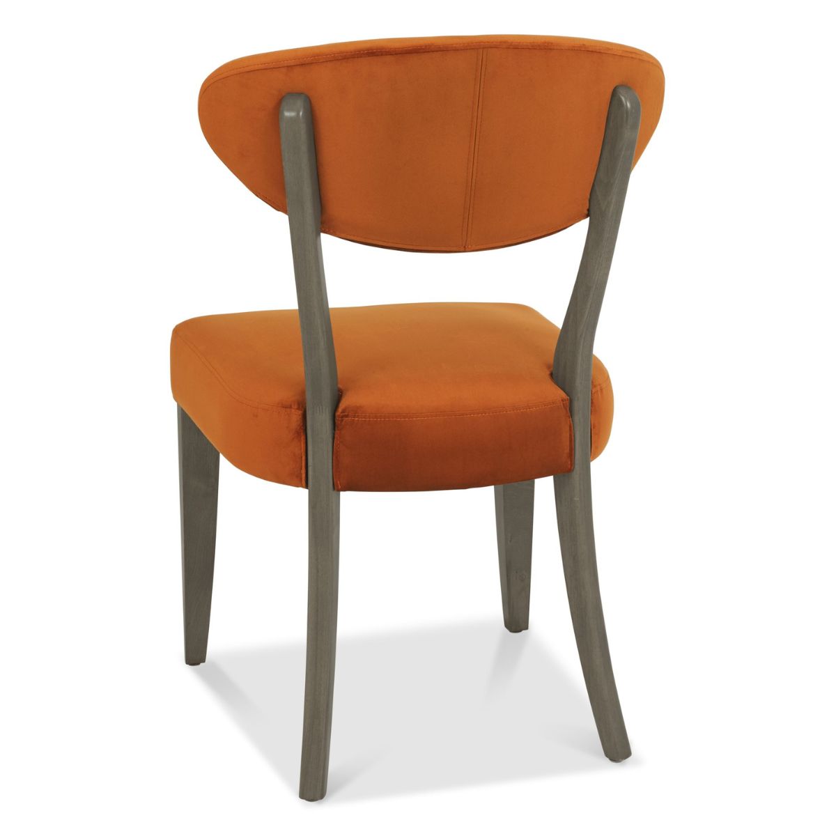 Elliot Fumed Oak Dining Chair Orange - 3