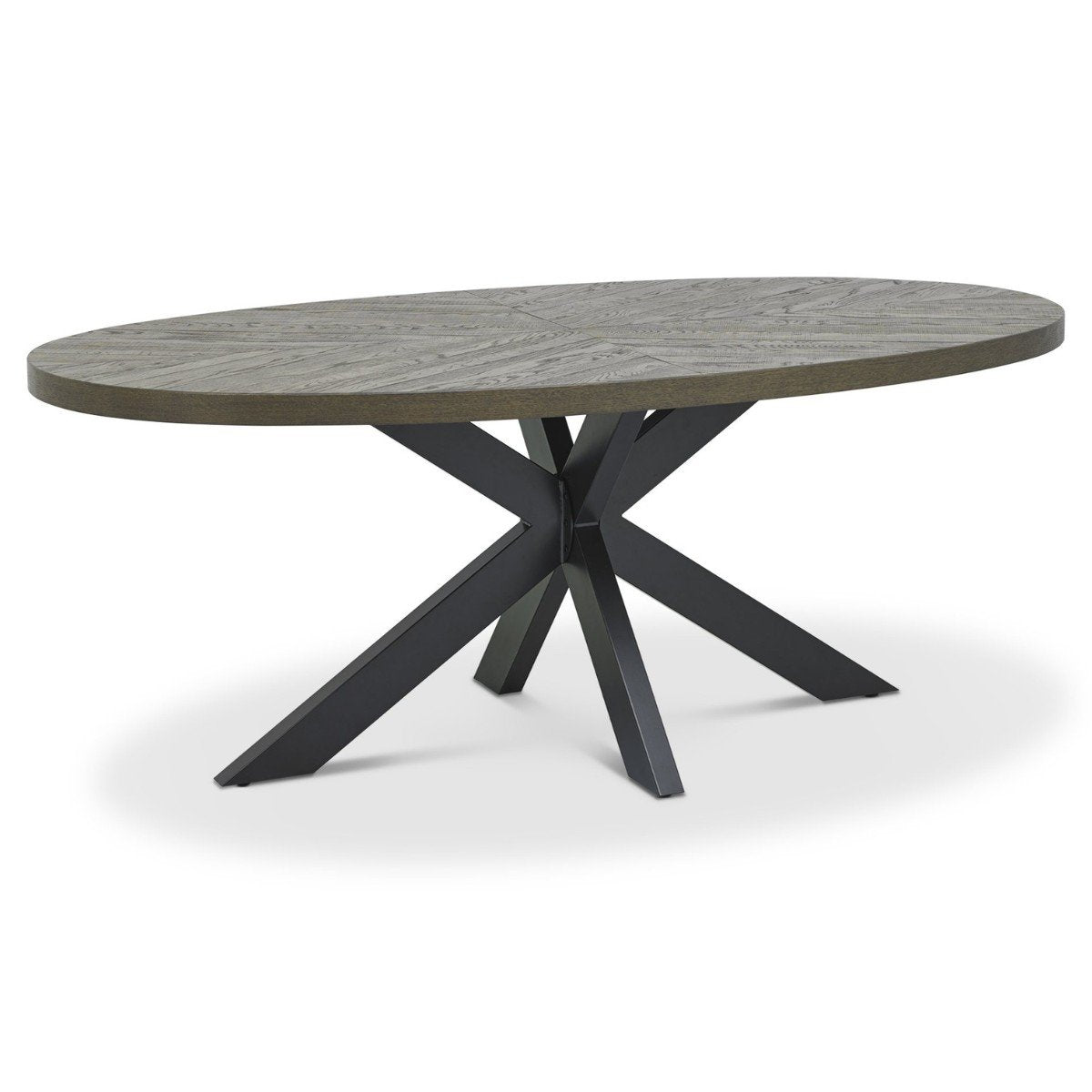 Elliot Weathered Oak Dining Table - 1